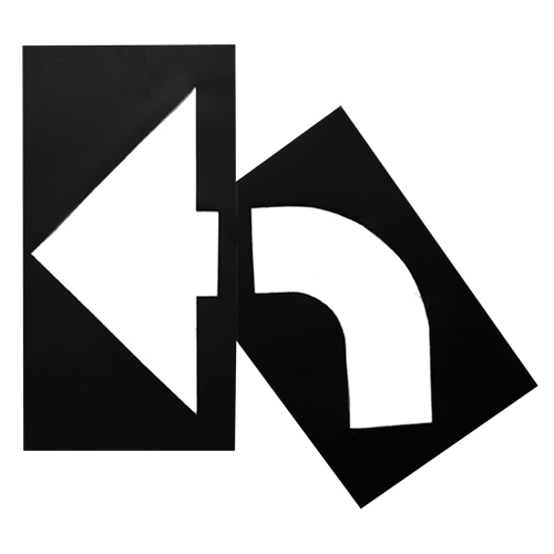 Parking Lot Stencils, English, 8" x 27" Brunswick Fyr & Safety