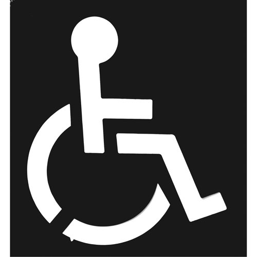 Parking Lot Stencils, English, 37" x 43" Brunswick Fyr & Safety