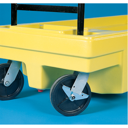 Poly-Spillcart Cart, 66.5" L x 29" W x 43.9" H, 57 US gal. Spill Cap. Brunswick Fyr & Safety