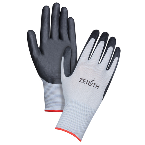 Lightweight Breathable Coated Gloves, 7/Small, Foam Nitrile Coating, 13 Gauge, Polyester Shell Brunswick Fyr & Safety