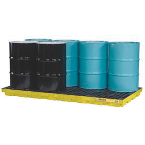 EcoPolyBlend Accumulation Centers, 98 US gal. Spill Capacity, 97" x 49" x 5.5" Brunswick Fyr & Safety