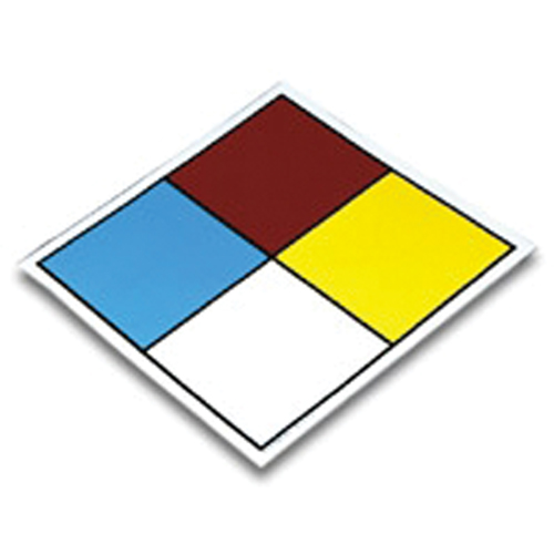 Blank NFPA Safety Placard, Vinyl Brunswick Fyr & Safety