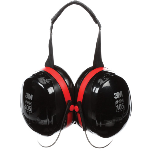 Peltor Optime 105 Series Earmuffs, Neckband, 29 NRR dB Brunswick Fyr & Safety