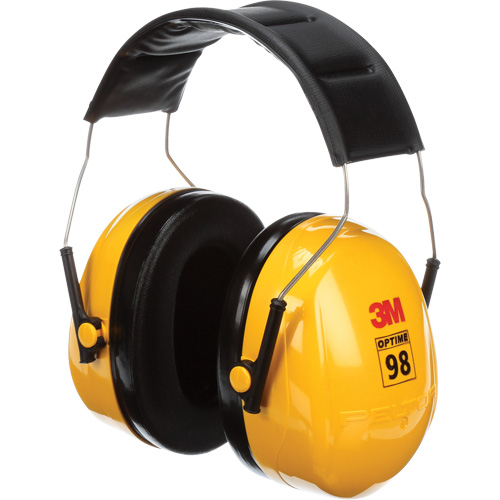 Peltor Optime 98 Series Earmuffs, Headband, 25 NRR dB Brunswick Fyr & Safety