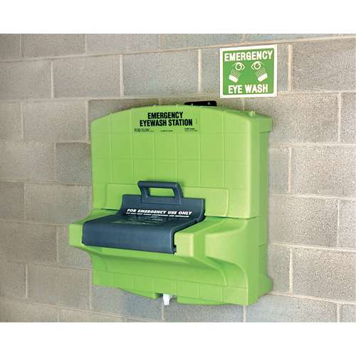 Fendall Pure Flow 1000&reg; Eyewash Station, Gravity-Fed, 7 gal. Capacity, Meets ANSI Z358.1 Brunswick Fyr & Safety