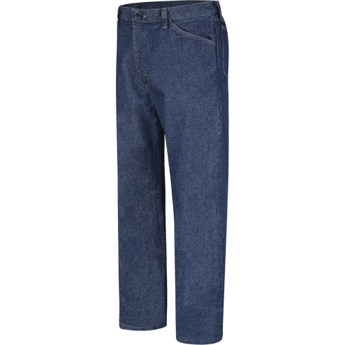 Pantalons en denim pr&eacute;lav&eacute;s de coupe classique EXCEL FR, Tour de taille 34, Entrejambe 37 Brunswick Fyr & Safety