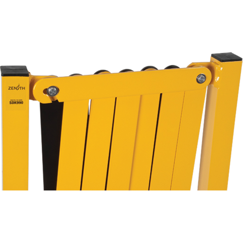 Expandable Barrier, 37" H x 11' L, Black/Yellow Brunswick Fyr & Safety