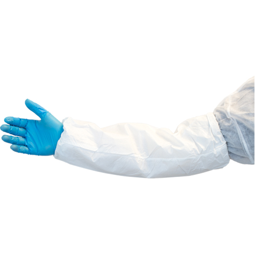 Lightweight Sleeves, 18" long, Vinyl, White Brunswick Fyr & Safety