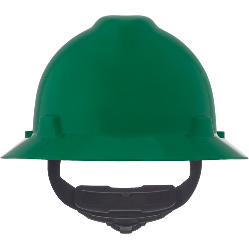 Casques de s&eacute;curit&eacute; &agrave; bordure compl&egrave;te V-Gard, R&eacute;pond aux normes CSA type 1, Suspension Rochet, Non ventil&eacute; Brunswick Fyr & Safety