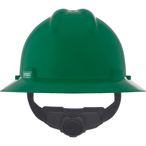 Casques de s&eacute;curit&eacute; &agrave; bordure compl&egrave;te V-Gard, R&eacute;pond aux normes CSA type 1, Suspension Rochet, Non ventil&eacute; Brunswick Fyr & Safety