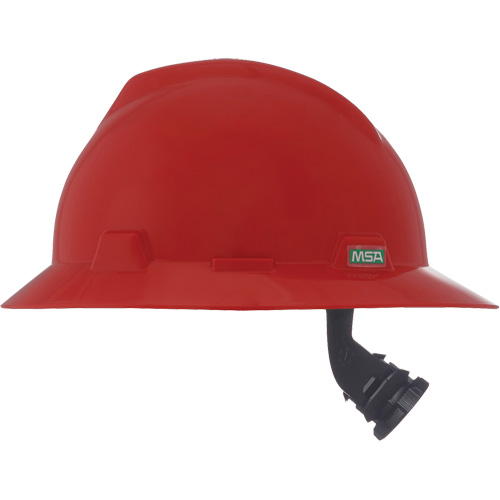 Casques de s&eacute;curit&eacute; &agrave; bordure compl&egrave;te V-Gard, R&eacute;pond aux normes CSA type 1, Suspension Rochet, Non ventil&eacute; Brunswick Fyr & Safety