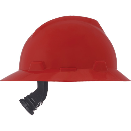 Casques de s&eacute;curit&eacute; &agrave; bordure compl&egrave;te V-Gard, R&eacute;pond aux normes CSA type 1, Suspension Rochet, Non ventil&eacute; Brunswick Fyr & Safety