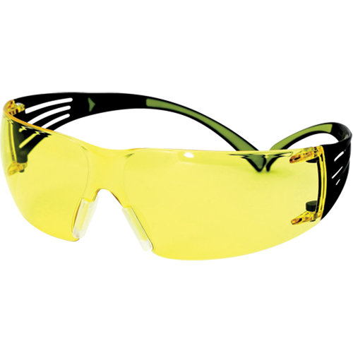 Securefit 400 Series Safety Glasses, Amber Lens, Anti-Fog/Anti-Scratch, ANSI Z87+/Meets/Exceeds CSA Z94.3 Brunswick Fyr & Safety