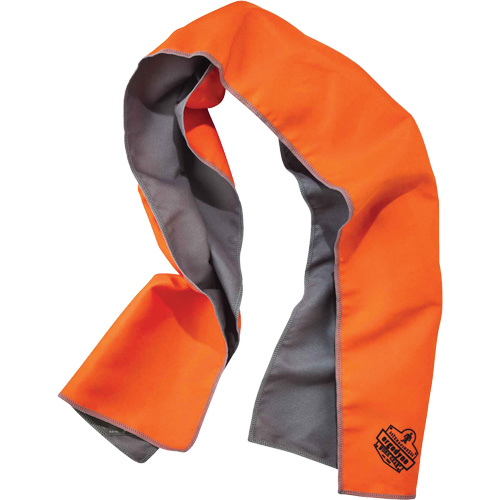 Serviette de refroidissement en microfibre Chill-Its 6602MF, Orange haute visibilit&eacute; Brunswick Fyr & Safety