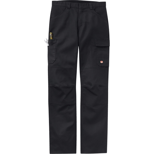 Pantalons performance pour atelier, Toile/Coton/Polyester, Noir, Taille 30, Entrejambe 37 Brunswick Fyr & Safety