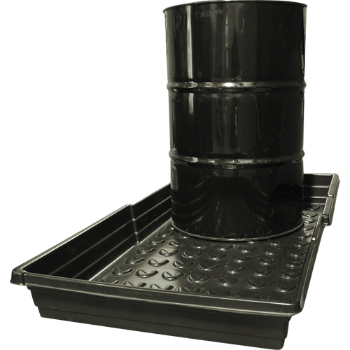 Planchers pour barils, 30,5" lo x 57" la x 6" h, Cap. de d&eacute;versement 33 gal. US Brunswick Fyr & Safety