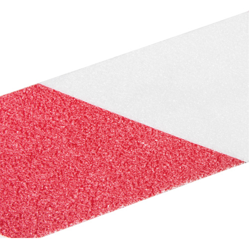 Ruban antid&eacute;rapant de premi&egrave;re qualit&eacute;, 2" x 60', Rouge & blanc Brunswick Fyr & Safety
