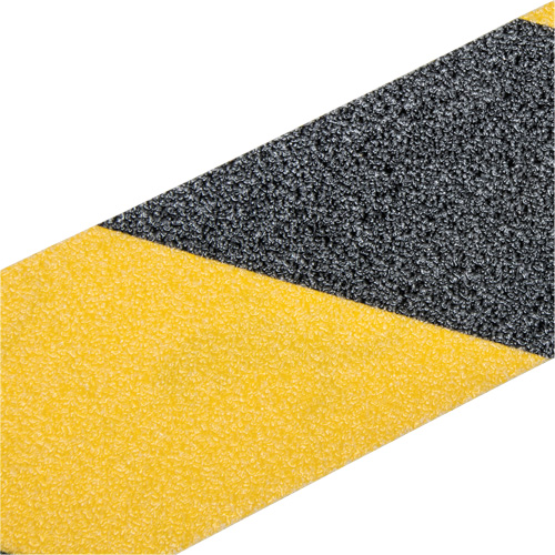 Premium Anti-Skid Tape, 2" x 60', Black & Yellow Brunswick Fyr & Safety
