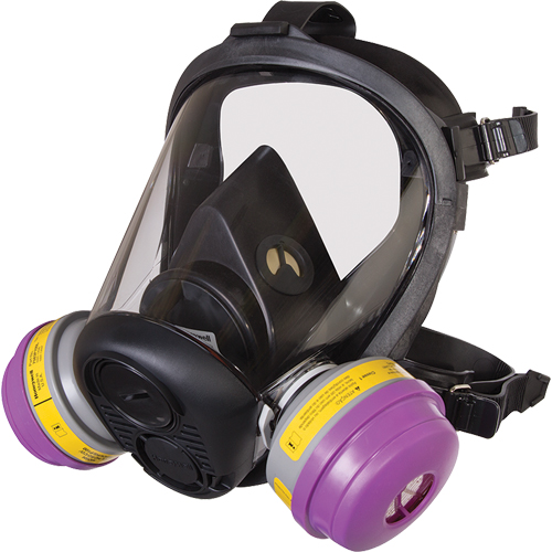 Respirateur &agrave; masque complet de s&eacute;rie RU6500 de North, Silicone, Petit Brunswick Fyr & Safety