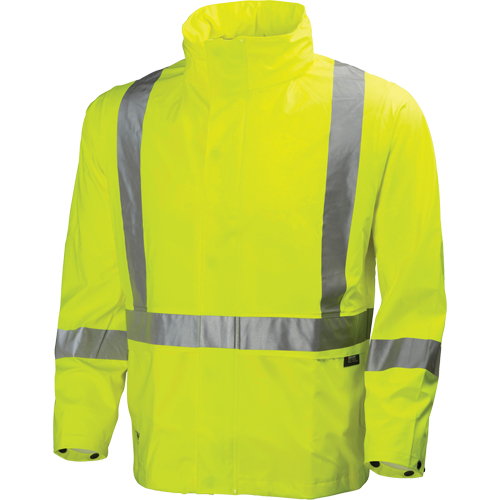 Narvik Rainwear - Jacket, Polyester, High Visibility Lime-Yellow, Small Brunswick Fyr & Safety