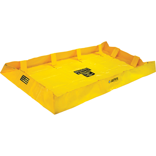 Berme de confinement Lite QuickBerm , Capacit&eacute; 159 gal., 4' la x 8' lo x 8" h, Support &agrave; encliqueter Brunswick Fyr & Safety