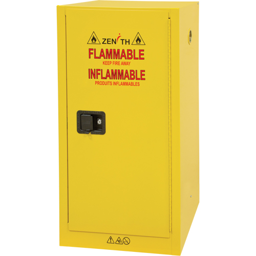 Armoire pour produits inflammables, 16 gal., 1 Porte(s), 23" La x 44" h x 18" p Brunswick Fyr & Safety