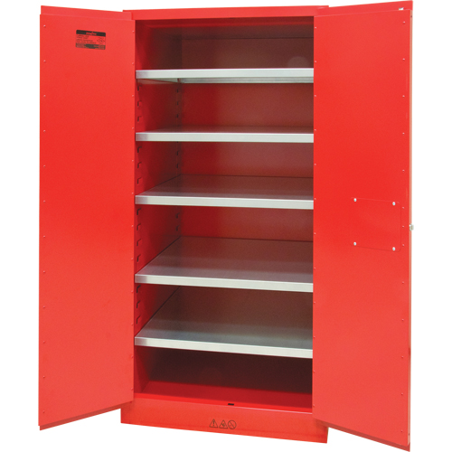 Paint/Ink Cabinet, 96 gal., 5 Shelves Brunswick Fyr & Safety