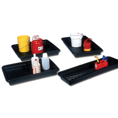 Plateaux Ultra-Utility Trays, 24" lo x 48" la x 4,75" h, Cap. de d&eacute;versement 24 gal. US Brunswick Fyr & Safety