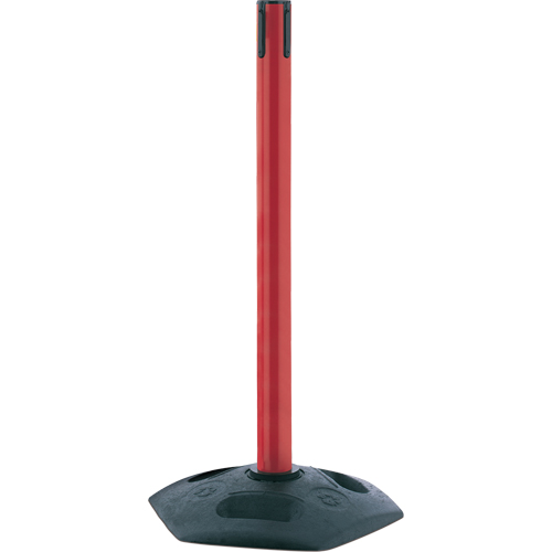 Single Line Heavy Duty Receiver Post, 38" High, Red Brunswick Fyr & Safety