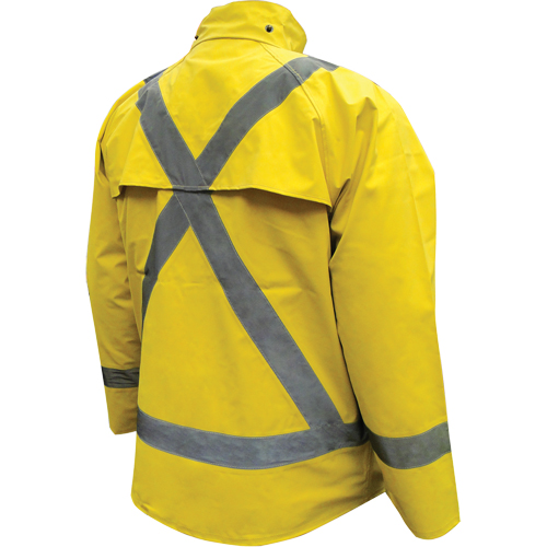 Veste de mineur Miner 49er, N&eacute;opr&egrave;ne, Petit, Vert lime Brunswick Fyr & Safety