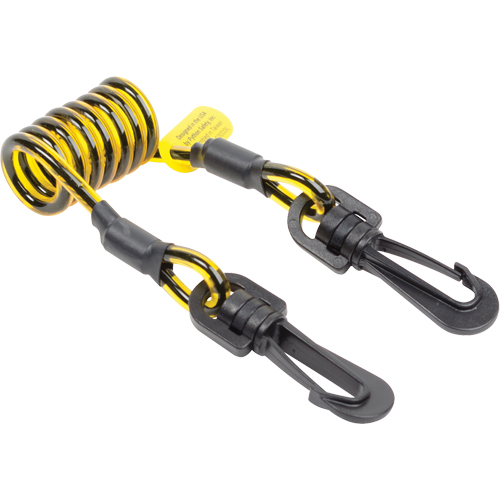 Coil Tool Tether, Coil, Dual Clip Brunswick Fyr & Safety