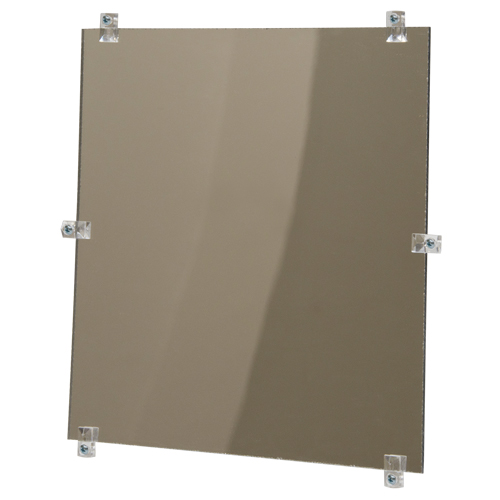 Miroir plat, 12" ha x 12" la, Non encadr&eacute; Brunswick Fyr & Safety