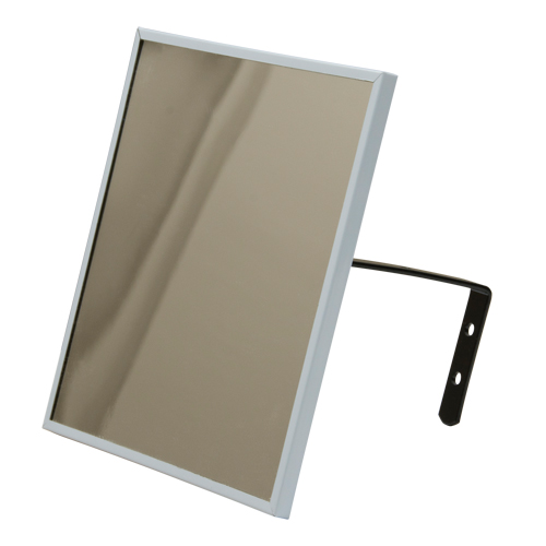 Miroir plat, 12" ha x 12" la, Encadr&eacute; Brunswick Fyr & Safety