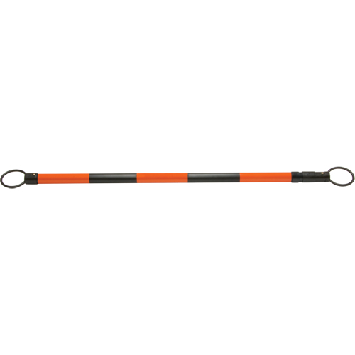 Retractable Cone Bar, 7' 5" Extended Length, Black/Orange Brunswick Fyr & Safety