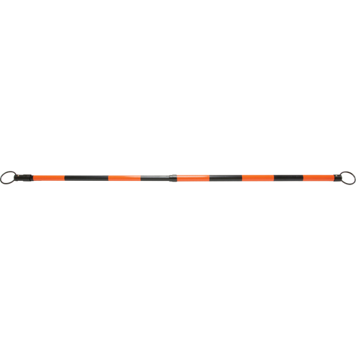 Retractable Cone Bar, 7' 5" Extended Length, Black/Orange Brunswick Fyr & Safety