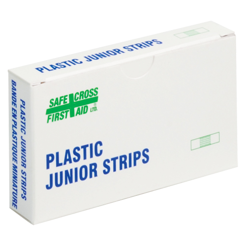 Bandages en bandes Juniors, Rectangulaire/carr&eacute;e, 1-1/2", Plastique, Non st&eacute;rile Brunswick Fyr & Safety