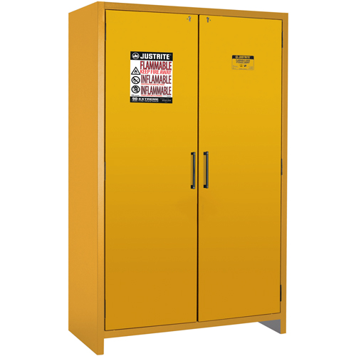 90-Minute EN Safety Storage Cabinet, 45 gal., 2 Door, 46.97" W x 76.89" H x 24.21" D Brunswick Fyr & Safety