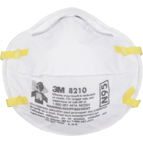 8210 Particulate Respirators, N95, NIOSH Certified Brunswick Fyr & Safety