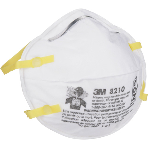 8210 Particulate Respirators, N95, NIOSH Certified Brunswick Fyr & Safety