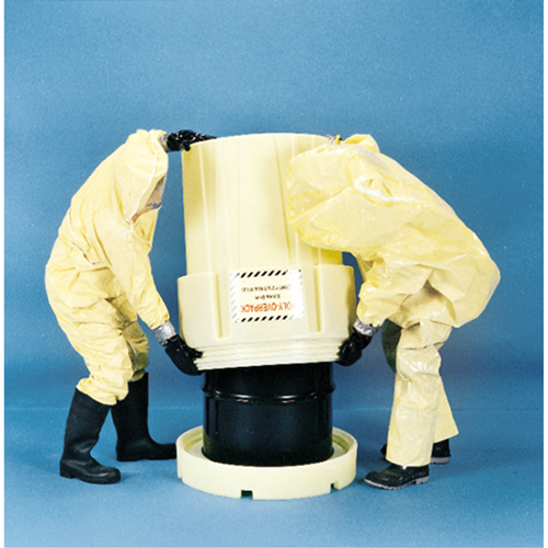 Poly-Overpack&reg; 65 Salvage Drum, 65 US gal., Stationary Brunswick Fyr & Safety