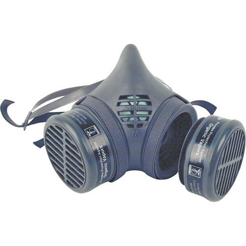Respirateur &agrave; demi-masque assembl&eacute; de la s&eacute;rie 8000, &eacute;lastom&egrave;re/Thermoplastique, Moyen Brunswick Fyr & Safety