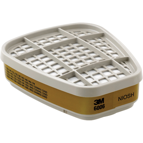 6000 Series Respirator Cartridges, Gas/Vapour Cartridge, Multi-Gas/Vapour Brunswick Fyr & Safety