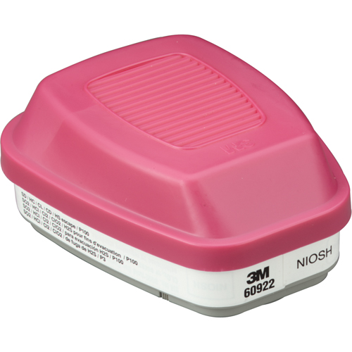 6000 Series Respirator Cartridges, Gas/Vapour Cartridge, Acid Gas/P100 Brunswick Fyr & Safety