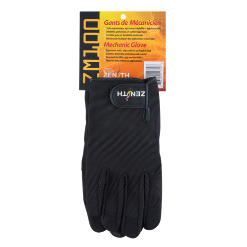 ZM100 Mechanic's Gloves, Synthetic Palm, Size Medium Brunswick Fyr & Safety