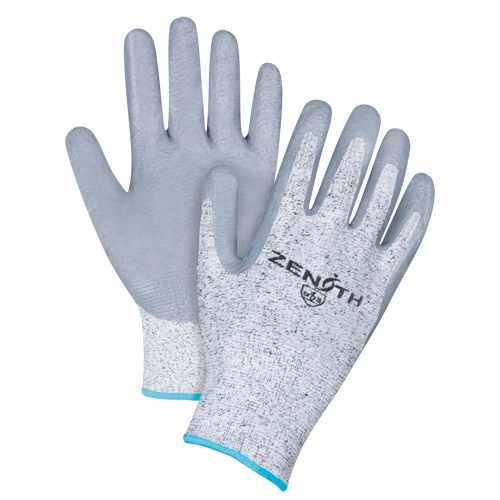 Gants &eacute;lastiques sans coutures r&eacute;sistants &agrave; la coupe, Taille T-Grand/10, Calibre 13, Rev&ecirc;tement Nitrile, Enveloppe en PEHP, ANSI/ISEA 105 niveau 2/EN 388 niveau 3 Brunswick Fyr & Safety