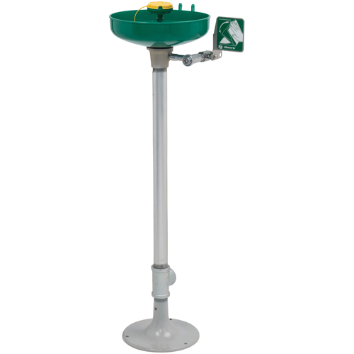 Axion&reg; Eye/Face Wash Station, Pedestal Installation, Plastic Bowl Brunswick Fyr & Safety