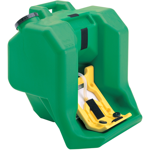 Portable Eyewash Station, Gravity-Fed, 16 gal. Capacity, Meets ANSI Z358.1 Brunswick Fyr & Safety