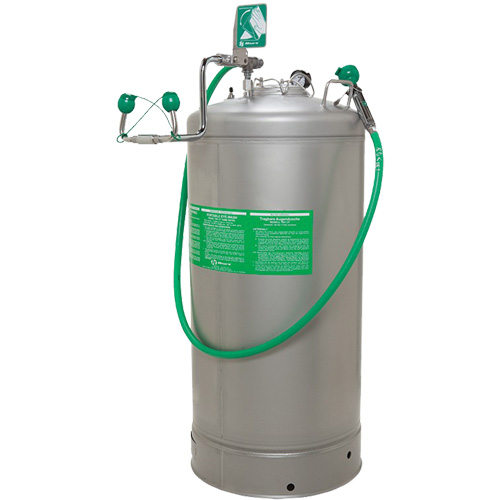 Portable Eyewash Stations, Pressurized, 37 gal. Capacity, Meets ANSI Z358.1 Brunswick Fyr & Safety
