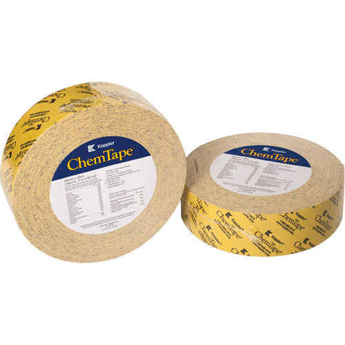 Ruban r&eacute;sistant aux produits chimiques ChemTape, 50,8 mm (2") x 50 m (164'), Jaune Brunswick Fyr & Safety