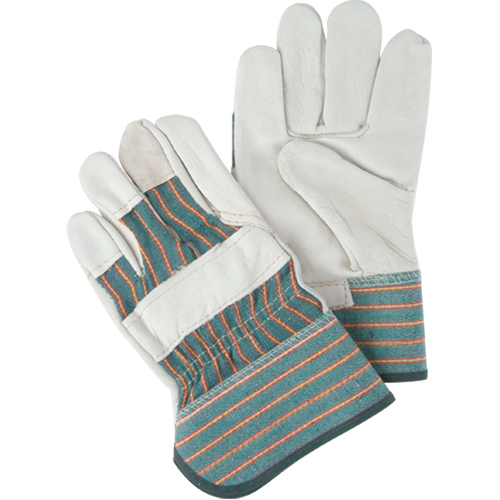 Gants pour ajusteur r&eacute;sistant &agrave; l'abrasion, Dames, Paume en Cuir fleur de vache Brunswick Fyr & Safety